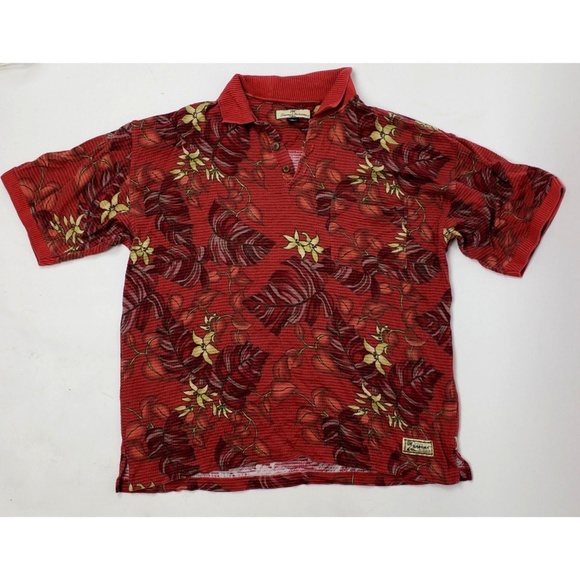 red tommy bahama shirt